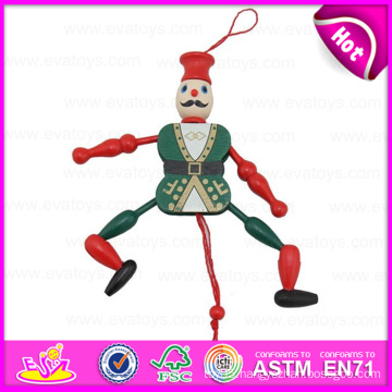 2016 Most Popular Kid Toy Wooden Puppet, Top Sale Wooden Pull Toy Puppet, Wholesale Wooden Hand Puppet W02A058f